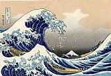 Unknown The Great Wave of Kanagawa by Katsushika Hokusai painting